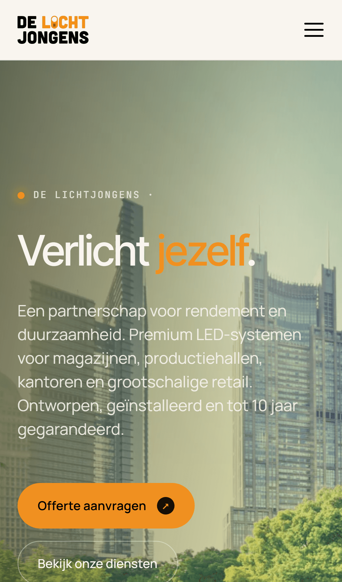 De Lichtjongens op mobiel